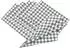 ZOLLNER Stoffservietten kariert, grau, 45x45cm, 100% Baumwolle, 6er-Set (00000315-919-6ER)