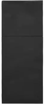 Papstar Bestecktaschen Airlaid 40x48cm schwarz, 400 Stück (87684)