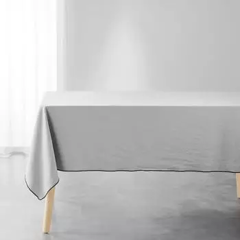 Douceur d'Int&eacute;rieur Mistraline Tischdecke Baumwolle 140x240cm grau meliert (1731241)