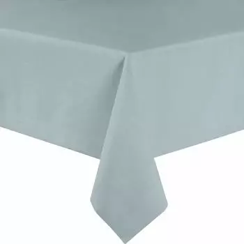 Sander Tischdecke "Loft", fleckabweisend Uni, bleu, eckig | 135 x 170 cm