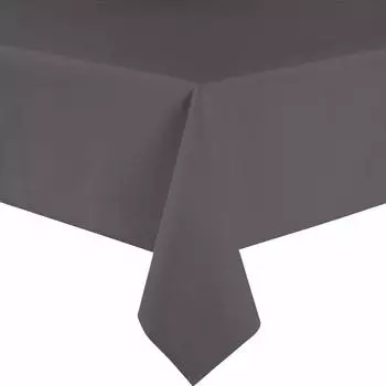 Sander Tischdecke "Loft", fleckabweisend Uni, graphit, eckig | 150 x 250 cm