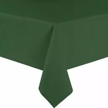 Sander Tischdecke "Loft", fleckabweisend Uni, grün, eckig | 150 x 300 cm