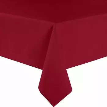 Sander Tischdecke "Loft", fleckabweisend Uni, weinrot, eckig | 150 x 250 cm