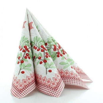 Sovie Home Weihnachtsservietten Country Xmas 40x40cm 50 Stk.