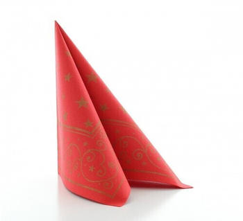 Sovie Home Weihnachtsservietten Liam 40x40cm 50 Stk. rot