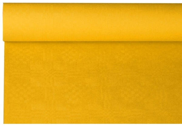 Papstar Tischtuch mit Damastprägung 1,2x8m gelb