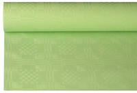 Tischrolle - Papier mit Damastdruck - Farbe: pastellgr&uuml;n - Breite: 1,20 m-...