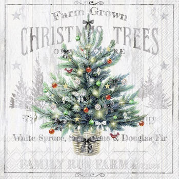 IHR Vintage X-Mas L (966645) Tree light grey