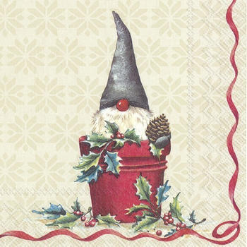 IHR Tomte In the Bucket C (903460) cream