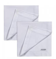 JOOP! Servietten 2er-Set Stitch , silber , Naturfaser , Ma&szlig;e (cm): B: 50