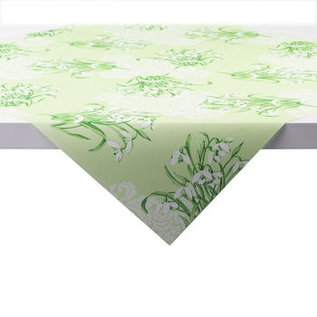 Mank Tischdecke Melanie in Grün aus Linclass Airlaid 80 x 80 cm, 20 Stück - Floral