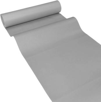 JUNOPAX 50m x 0,40m Papier Tischläufer stahl-grau