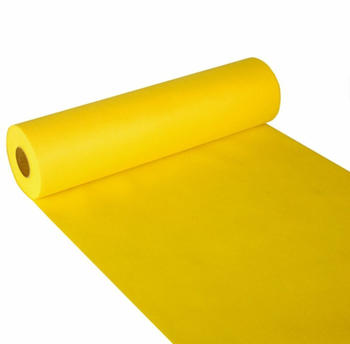 Papstar 4 Tischläufer, stoffähnlich, Vlies soft selection 24 m x 40 cm gelb