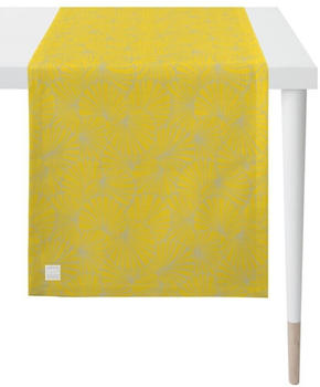 Apelt Tischläufer Outdoor 3961 - gelb/taupe - 46x135 cm