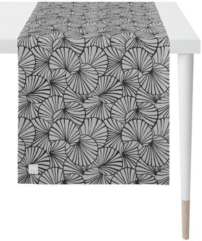 Apelt Tischläufer Outdoor 3961 - schwarz/grau - 46x135 cm