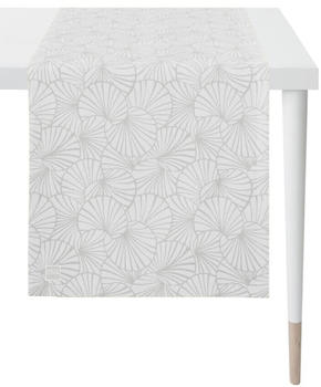 Apelt Tischläufer Outdoor 3961 - grau/weiß - 46x135 cm