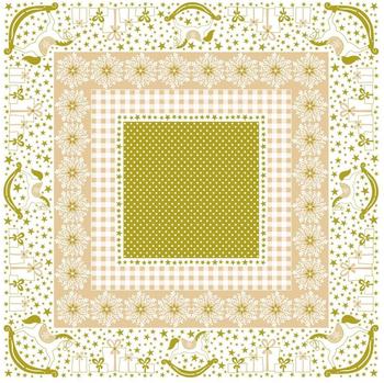 Sovie HORECA Tischdecke Calypso in Gold-Beige aus Linclass Airlaid 80 x 80 cm, 20 Stück - Mitteldecke Weihnachten