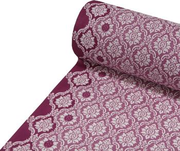 Sovie HORECA Tischläufer Mandy in aubergine aus Linclass Airlaid 40 cm x 24 m- Ornamente