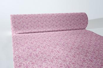 Sovie HORECA Tischläufer Janet in rosa aus Linclass Airlaid 40cm x 24 m- Floral Ornamente Schnörkel