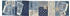 Sander Gobelin Tischband Sailor Patch blau/braun-beige 20x160 cm