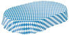 ANRO Wachstischdecke Gestreift Blau Oval 140 cm 200 cm