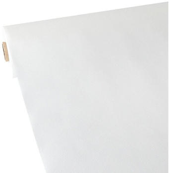 Papstar 1 Tischdecke stoffähnlich, Vlies soft selection 40 m x 0,9 m weiß