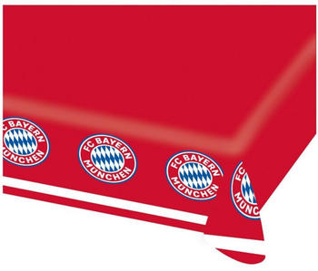Amscan Tischdecke Bayern München 120 x 180 cm Papier rot