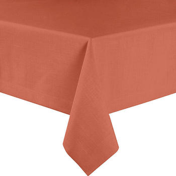 Sander Fleckabweisende Tischdecke Loft orange oval: 150x200 cm