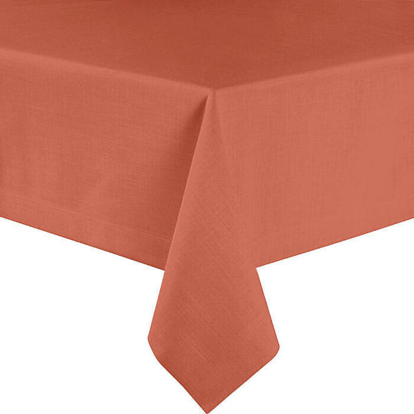Sander Fleckabweisende Tischdecke Loft orange oval: 150x200 cm