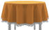 Exklusiv Heimtextil Classic mit Fransen oval 140x180cm orange