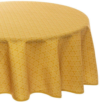Atmosphera Anti Stains Tablecloth Etnik 180cm Yellow