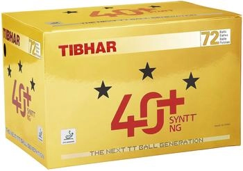 Tibhar Ball 40+ SYNTT NG 3-Stern weiß 72er (10874)