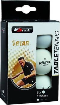 V3Tec 1 Stern Tischtennisball weiß (1022399-1000)