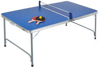 Idena 40464, Idena Tischtennisplatte kompakt Set klappbar (40464) Blau