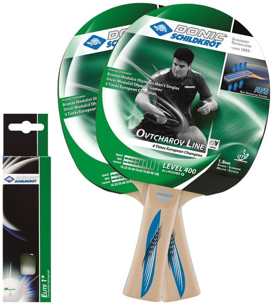 Donic Schildkröt Ovtcharov Level 400 - Tischtennis-Set