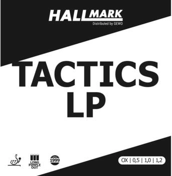 Hallmark Belag Tactics LP schwarz 1,0 mm