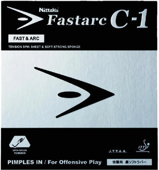 Nittaku Belag Fastarc C-1 schwarz 1,8 mm