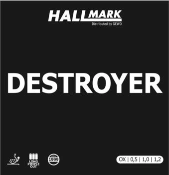 Hallmark Belag Destroyer rot 1,2 mm