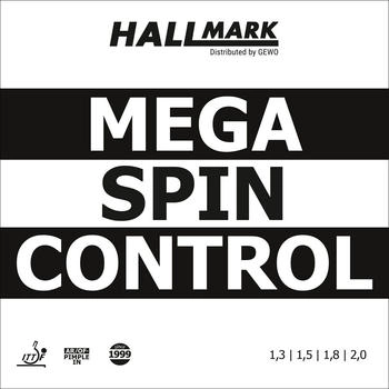 Hallmark Hallmark Belag Mega Spin Control schwarz 1,3