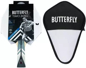 Butterfly 1x Timo Boll Vision 2000 + Hülle (85809)