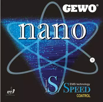 Gewo Belag Nano S/Speed Control schwarz 1,6 mm