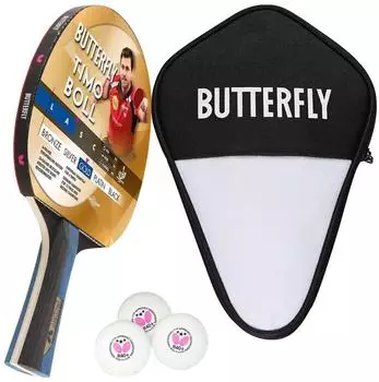 Butterfly 1x Timo Boll Gold 85021 + + 3x 40+ 3***