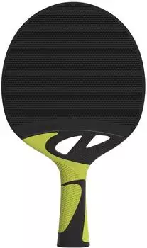 Cornilleau Tacteo 50 Tischtennisschläger Outdoor, schwarz-grün (455306)