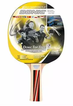 Schildkr&ouml;t Top Team 500 Tischtennisschl&auml;ger Holz, ITTF-Zulassung (725051)