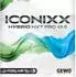 Gewo Iconixx Hybrid HXT Pro 45.0 Tischtennisbelag schwarz 2,2mm