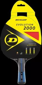 Dunlop Evolution 2000 Tischtennisschläger schwarz/rot (679340N)
