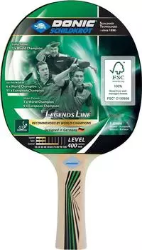 Schildkröt Legends 400 Tischtennisschläger Holz, rot/schwarz (705241)