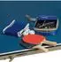 Relaxdays Tischtennis-Set 2 Sterne, 2 Schläger, Netz & 3 Bälle, blau