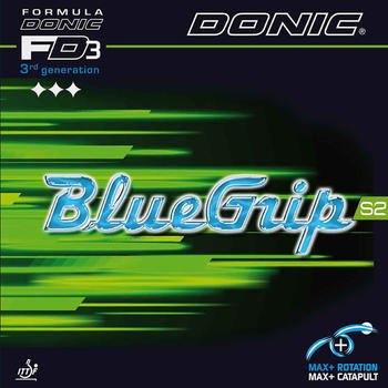 Donic Belag BlueGrip S2 schwarz 2,3 mm