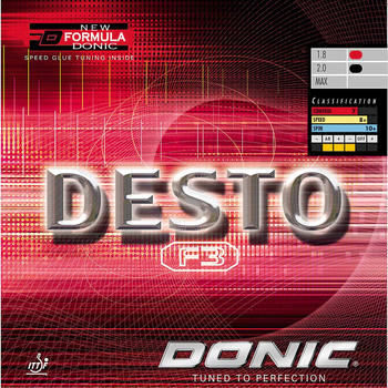 Donic Belag Desto F3 blau 1,8 mm